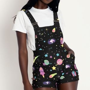 SOLD :( Blackmilk Space Barbie Short Overalls!